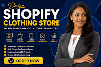 design shopify clothing store shopify fashion website clothing brand store