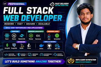 develop a full stack react web app