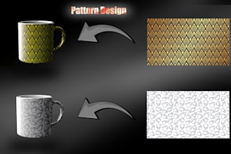 create stunning all over logo patterns for your brand