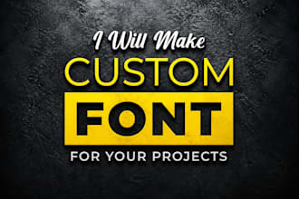 create custom font design,handwritten or typography in 2 hrs