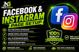 be your expert social media marketing manager and page setup