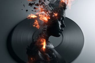 design album cover art or single artwork