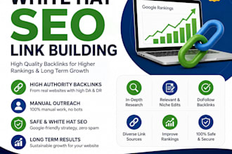 build high quality white hat SEO backlinks for higher google rankings