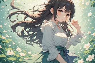draw anime style nsfw fanart, ecchi and original characters