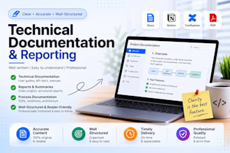 do documentation and reporting of everything you want