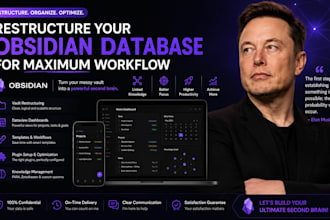 restructure your obsidian database for maximum workflow
