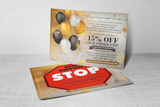 design an amazing postcard