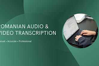transcribe romanian audio and video