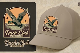 design badge, patches, logo for dad hat, cap, snapback in 24 hours