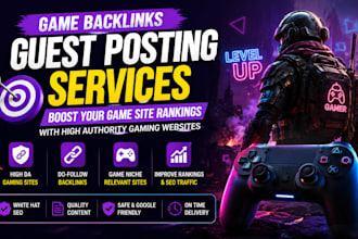provide gaming backlinks to rank your site