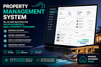 build a custom vacation rental management system
