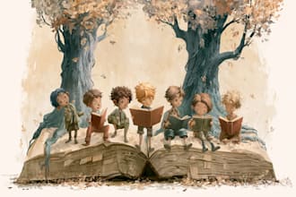 illustrate children story book illustration and children