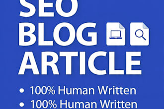 write SEO blog article and research content