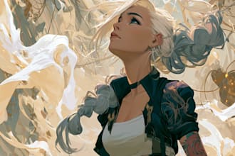 draw awesome illustration with realistic style