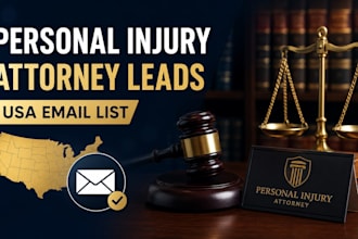 provide personal injury attorney and lawyer leads, USA email list