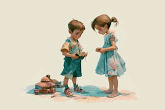 illustrate children story book illustration and children