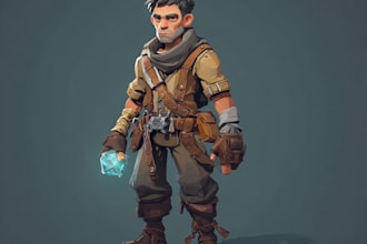 make custom video game character illustrations