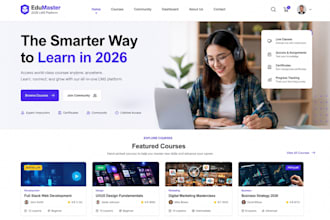 build learndash lms website with buddyboss memberpress online courses setup