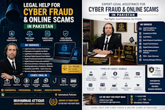 provide legal help for cyber online fraud in pakistan