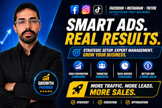 setup and manage high converting facebookads instagramads tiktokads googleads