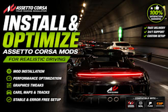 install and optimize assetto corsa mods for realistic driving