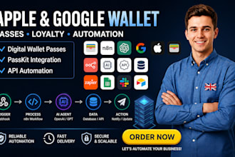 create apple wallet and google wallet passes loyalty cards passkit automaton
