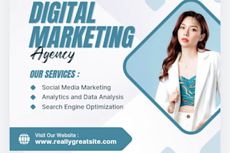 design stunning social media posts and canva graphics