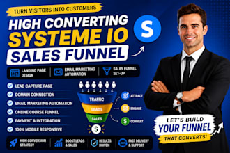 build systeme io sales funnel, systeme io landing page, systeme io website