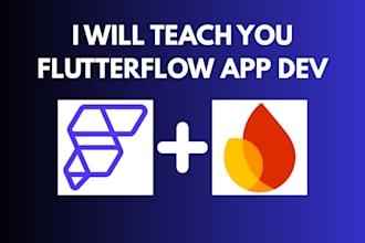 teach you flutterflow app development step by step