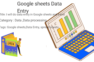 do data entry in google sheets and excel