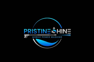 make an elite style logo for a mobile power washing company