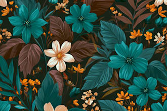 design seamless pattern, textile prints, floral patterns