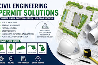 civil engineering permit in alabama, illinois, kentucky, maryland, michigan