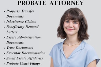 help with probate,inheritance,tax planning,foreclosure,living trusts,real estate