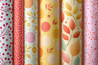 make seamless patterns for wrapping paper, wrapping tissue