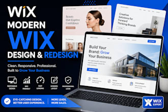 redesign, revamp, edit, refresh, update wix website  wix website redesign expert