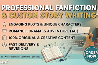 write creative fanfiction and custom stories for you
