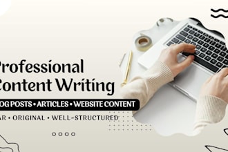 write blogs, articles, and academic papers