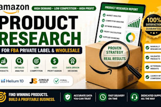 launch your amazon fba product with done for you research or pl product research