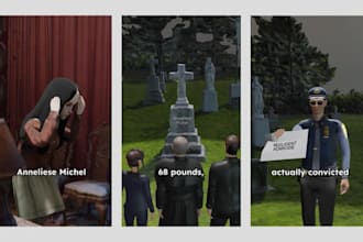create short 3d animations like zack d films