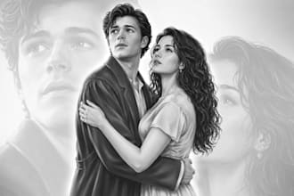 realistic pencil sketch of you digitally