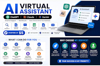 be your ai virtual assistant using chatgpt claude and gemini