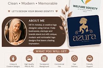 create a professional business logo in canva