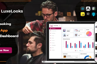 develop salon booking app, hairstyling learning app beautician marketplace app