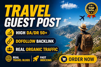 publish travel guest post on relevant travel website with link building