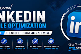 create a professional linkedin profile