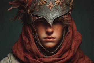 make a fantasy character art and fantasy book design