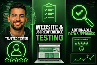 do website testing and user experience testing
