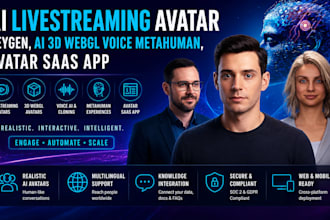 ai livestreaming avatar heygen, ai 3d webgl voice metahuman, avatar saas app