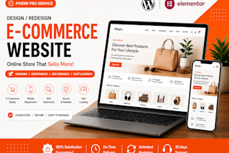 build an online store in woocommerce or shopify